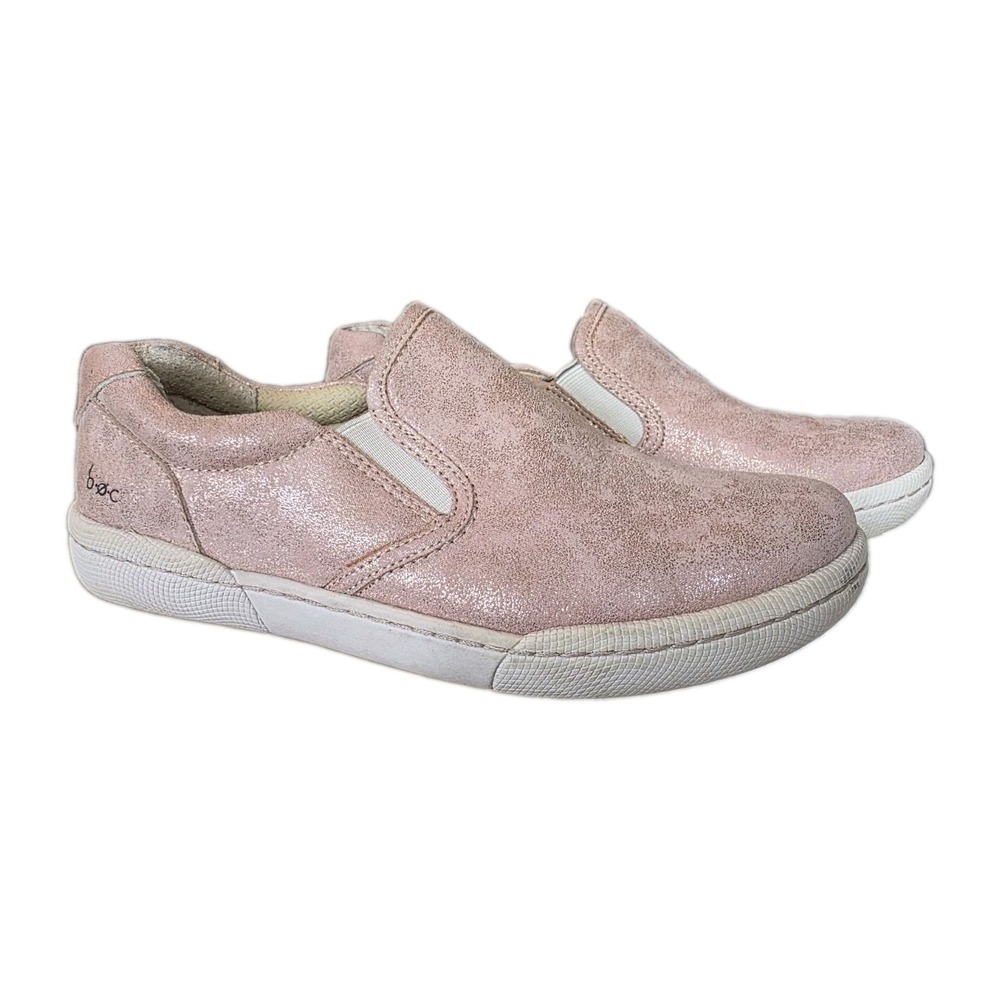 B.O.C Women's Shoes sz 6.5 Slip On Pink Metallic Comfort